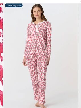 LIKE NEW Roller Rabbit Monkey Pajamas Size Medium